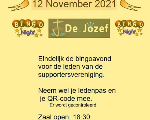 Bingo 12-11-2021 in de Jozef